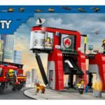 LEGO Feuerwehrstation Drehleiterfahrzeug