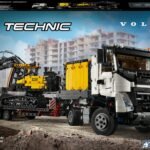 LEGO Volvo FMX LKW mit EC230 Raupenbagger