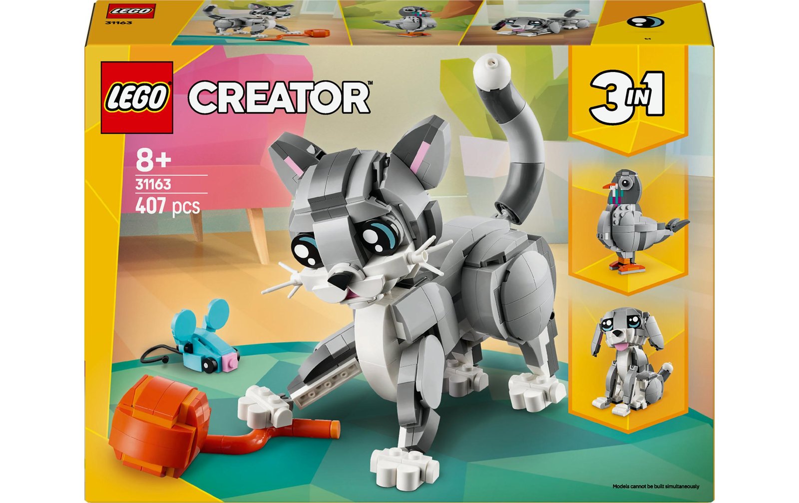 374712147_xxl3_XapUE.jpg LEGO Graue Katze – Bild 1