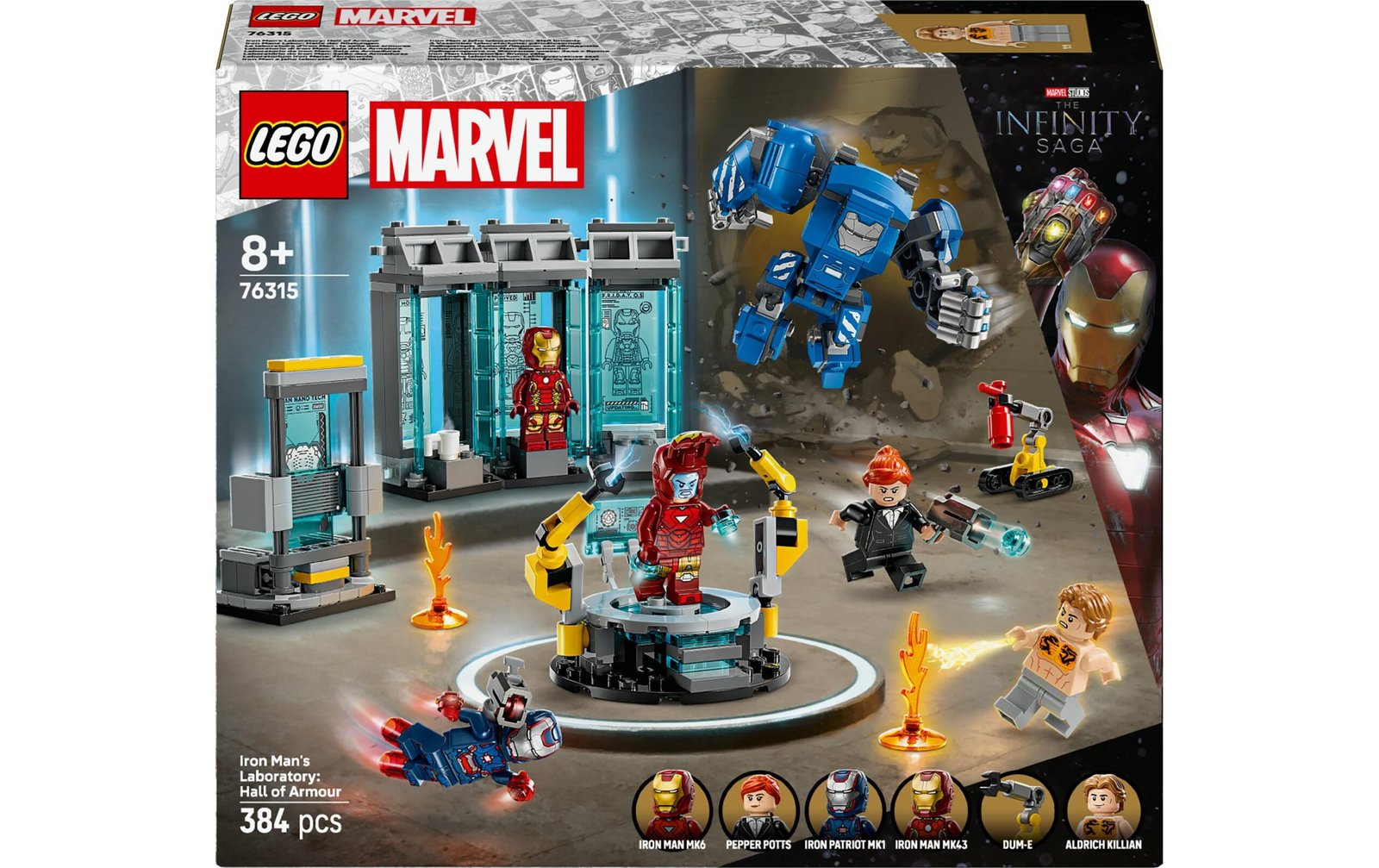 384279468_xxl3_5mYzn.jpg LEGO Iron Mans Labor: Halle der Rüstungen – Bild 1