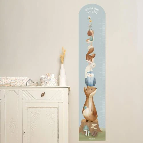 Little Dutch Messlatte Wandsticker / Wandaufkleber Forest Firends Hauptbild