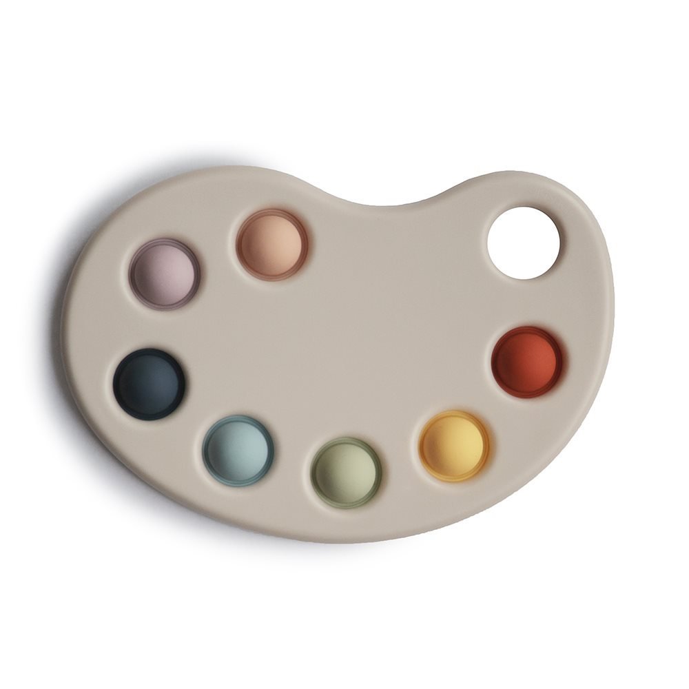 Mushie Spielzeug Farbpalette Multi Hauptbild