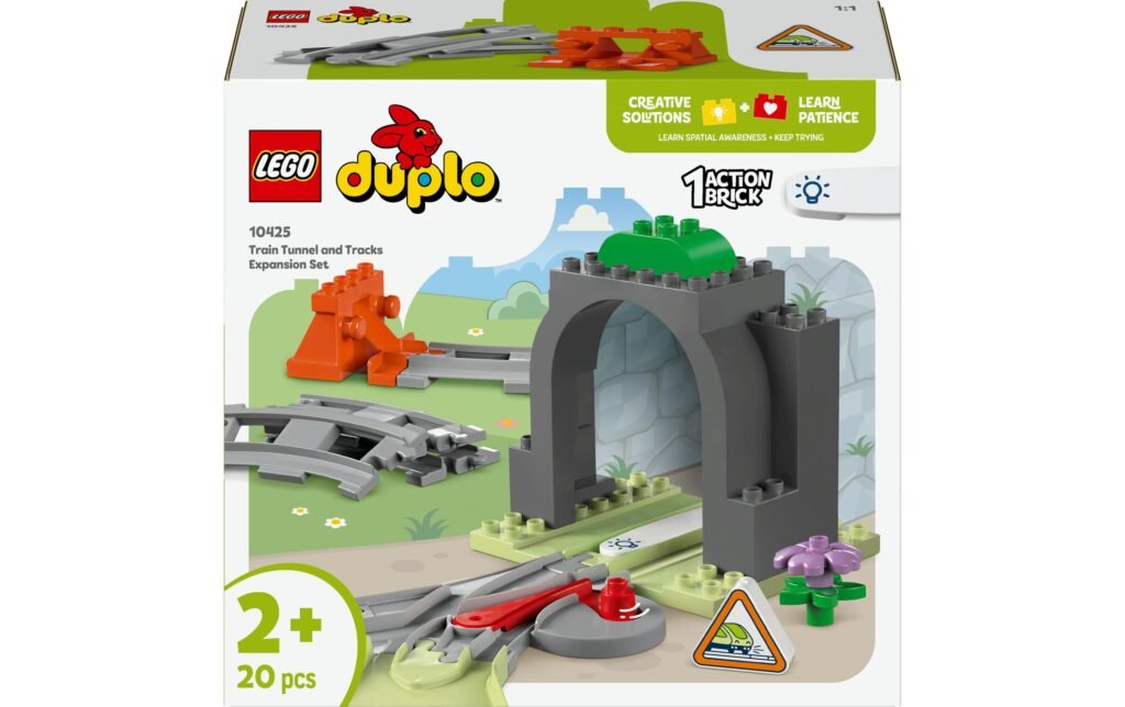LEGO Eisenbahntunnel und Schienen_Hauptbild