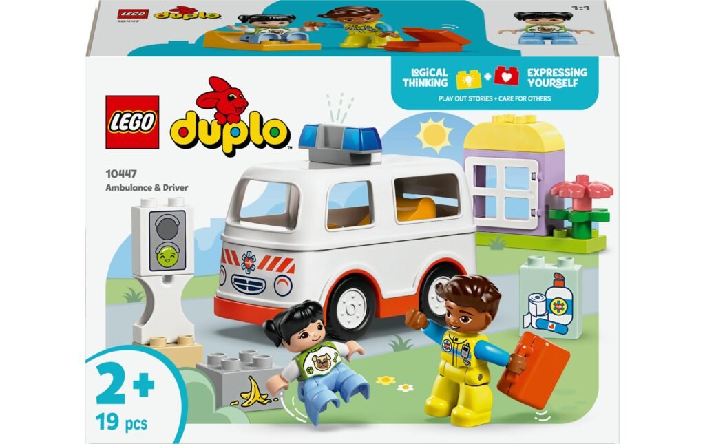 LEGO Rettungswagen mit Fahrer_Hauptbild