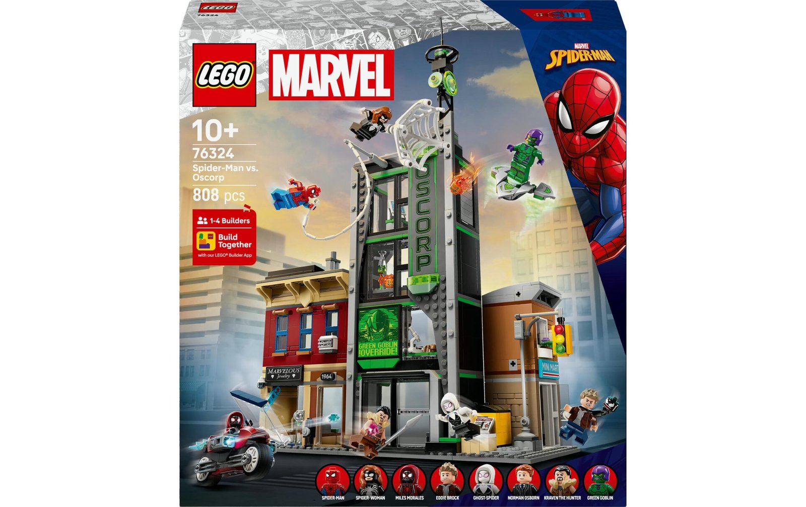 Bild1_EZ0081341 LEGO 76324 Spider-Man vs. Oscorp_Hauptbild