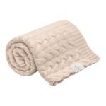 MY MEMI | Merino Decke Premium Braided|Warm Beige_Hauptbild