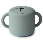 Mushie Snack Becher Cambridge Blue_Hauptbild